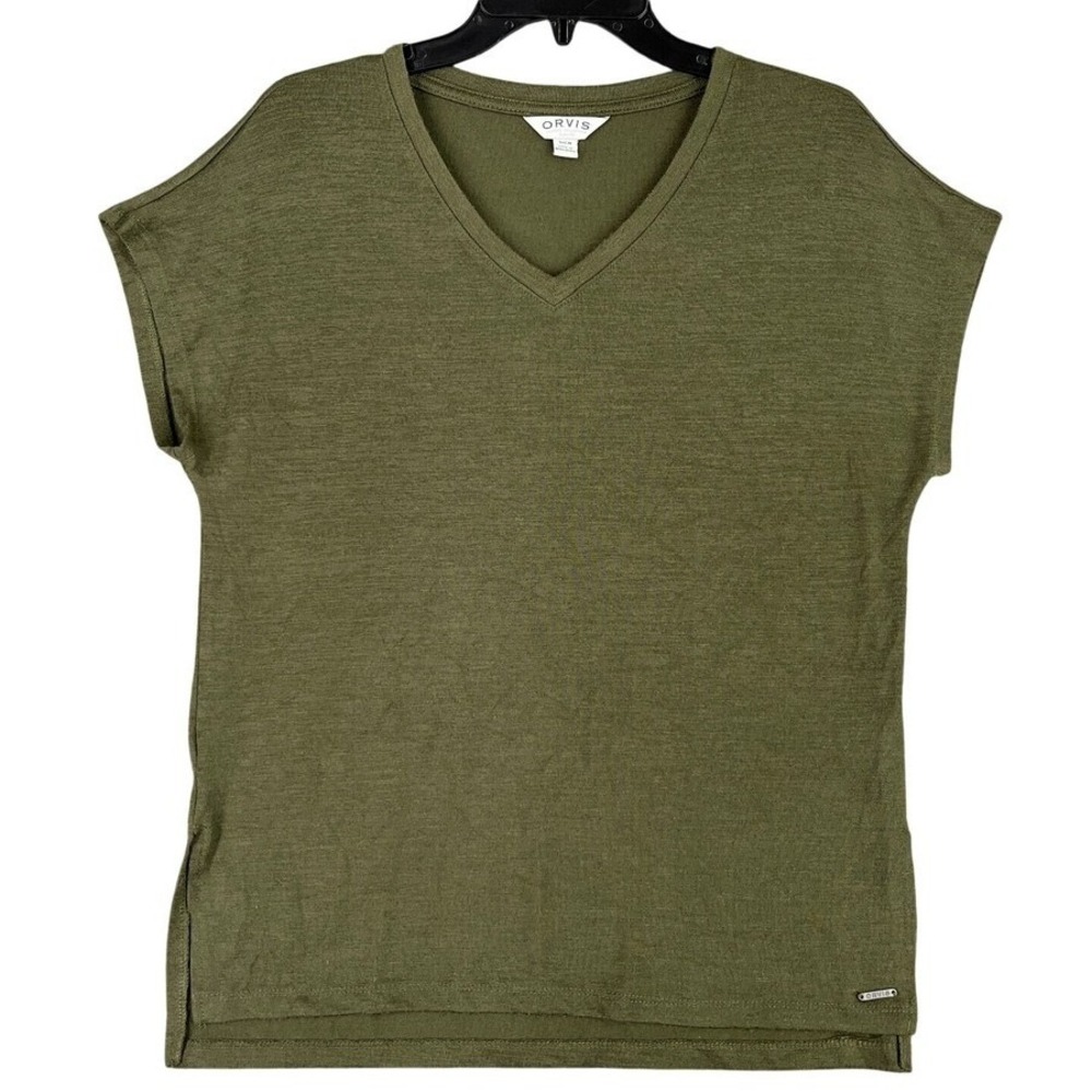 Orvis Womens S Soft Knit V Neck Top Relaxed Fit Everydaywear‎ Comforty Minimal